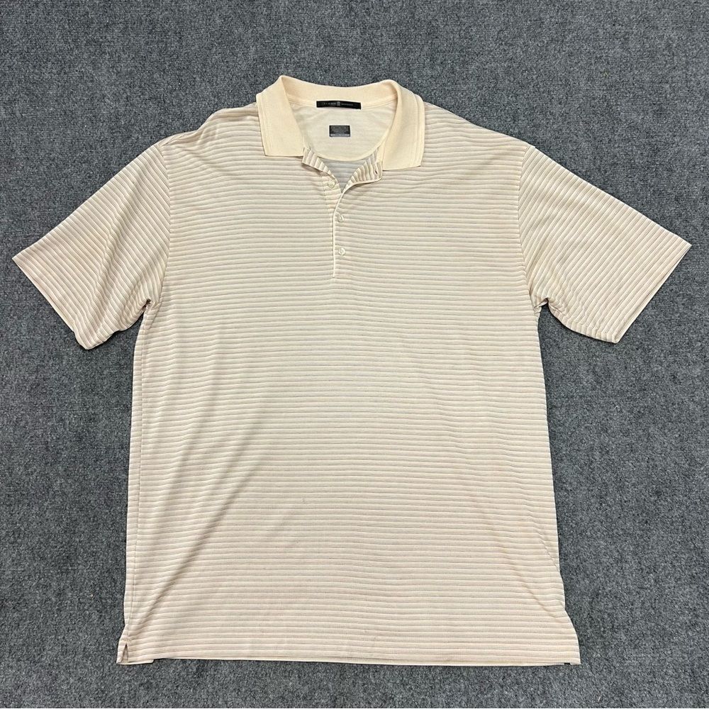 Nike Tiger Woods Striped Golf Polo Men's XL